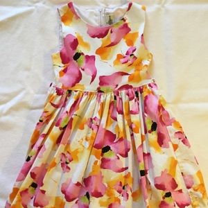 Rare Editions watercolor dress - girls Size 7